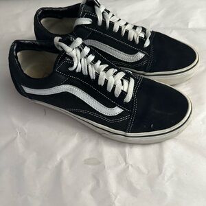 Vans Black and White Shoes